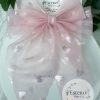 5.5" Heart Tulle Coquette Bow - Image 3