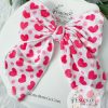 4.5" Valentine's Day Fable Bow - Heart Hair Bow - Image 3