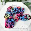 Rainbow Leopard Swim Scrunchie