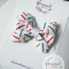 3.5” Pencils Vegan Leather Hair Bow - Back to School Hair Bow