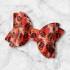 3.5” Football Hair Bow - Image 2