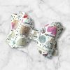 3.5” Pop Star Vegan Leather Hair Bow - Image 2