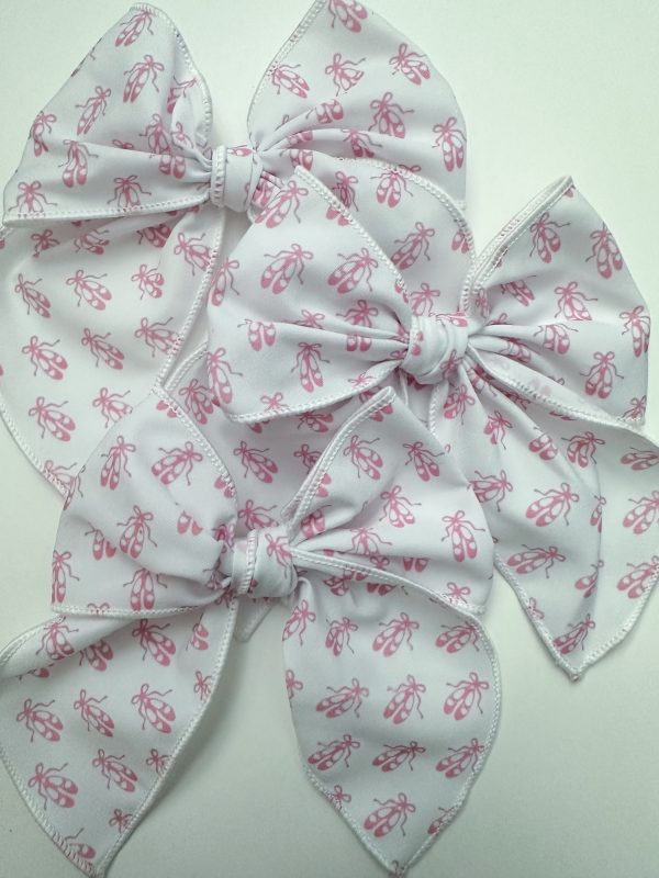 4.5" Ballet Slippers Fable Bow - Perfect Hair Accessory for Dancers - Image 3