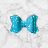 2.5” Blue Twinkle Hair Bow