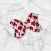 2.5” Maple Leaves Hair Bow - Canada Hair Bow - Image 2