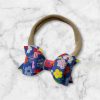 2.5” Summer Retro Floral Hair Bow - Image 4