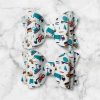 2.5” Construction Site Hair Bow - Construction Themed Hair Bow - Image 4