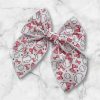 4.5" Baseballs & Bows Fable Bow - Hair Bow for Baseball Fans - Image 3