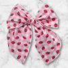 5.5" Strawberry Hair Bow - Strawberry Fable Bow