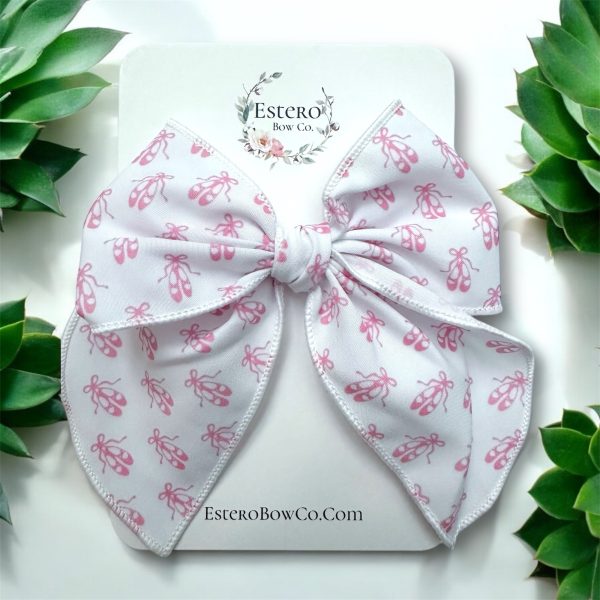 4.5" Ballet Slippers Fable Bow - Perfect Hair Accessory for Dancers - Image 6