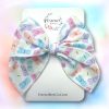 4.5" Pastel Peeps Fable Bow - Easter Hair Bow for Girls - Image 4