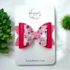 4” Strawberry Fields Hair Bow - Easter & Spring Bow for Girls - Image 4
