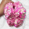 Hot Pink Velvet Sequin Knot Headband  - Summer Headband - Image 2