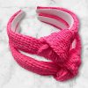 Pink Neon Knit Headband - Summer Headband