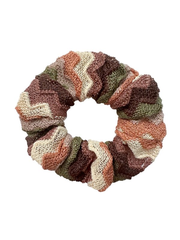 Autumn Knit Scrunchie - Fall Scrunchie