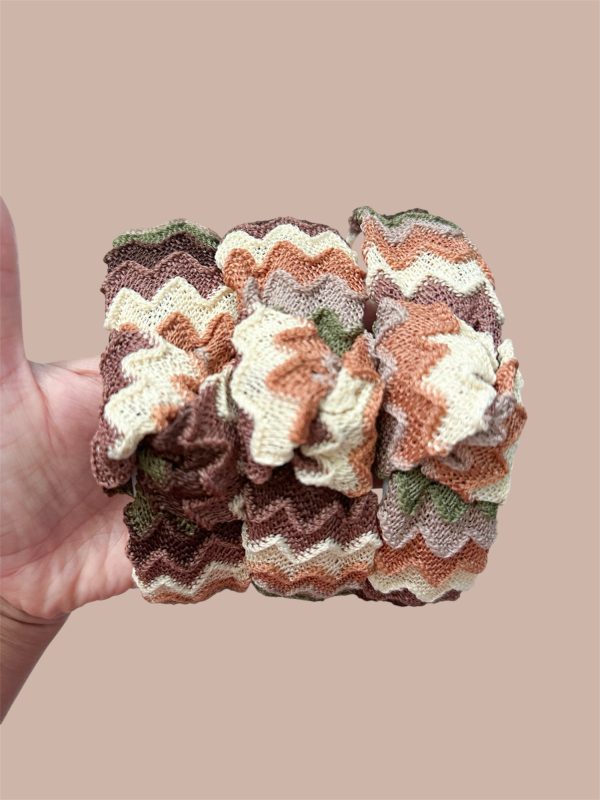 Autumn Knit Top Knot Headband – Fall Hair Accessory - Image 4
